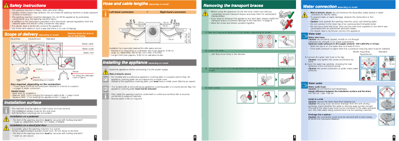 Image de la première page du manuel de l'appareil WAB20260GC