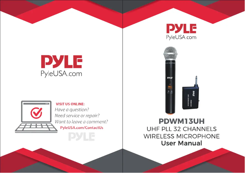 Page n°1 - Manuel utilisateur Pyle PDWM13UH