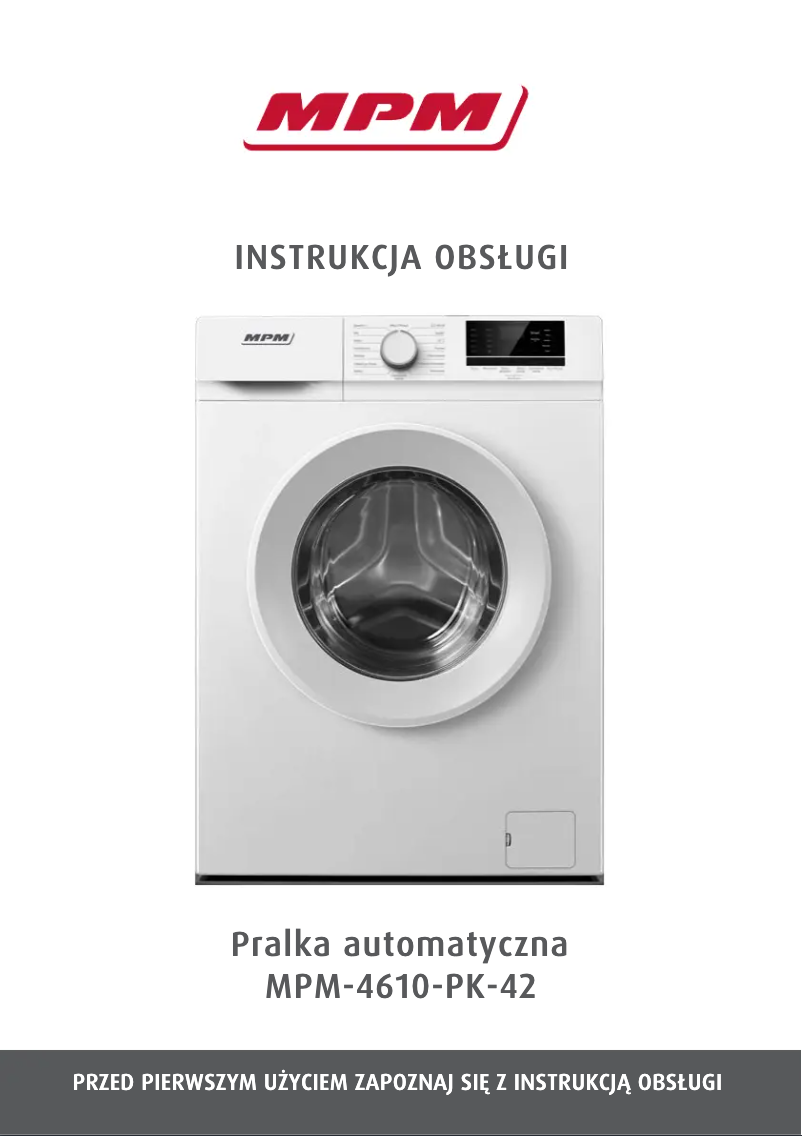 Page 1 de la notice Manuel utilisateur MPM MPM-4610-PK-42