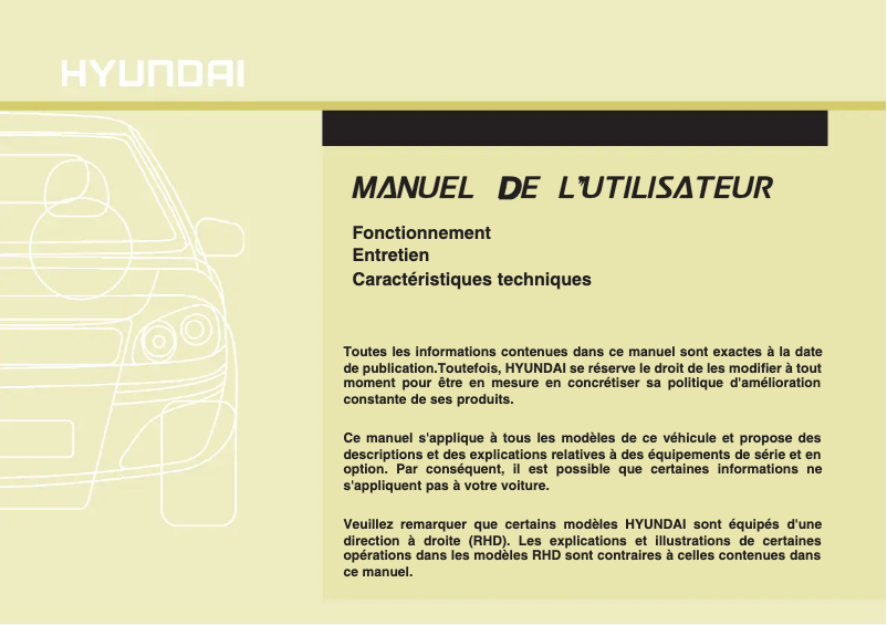 Imagen de la primera página del manual del dispositivo Accent (2013)