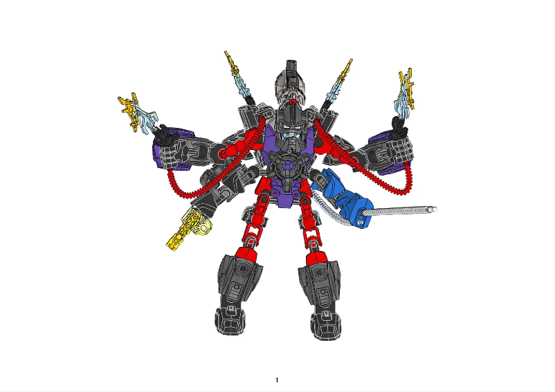 Page 1 de la notice Manuel utilisateur Lego VOLTIX