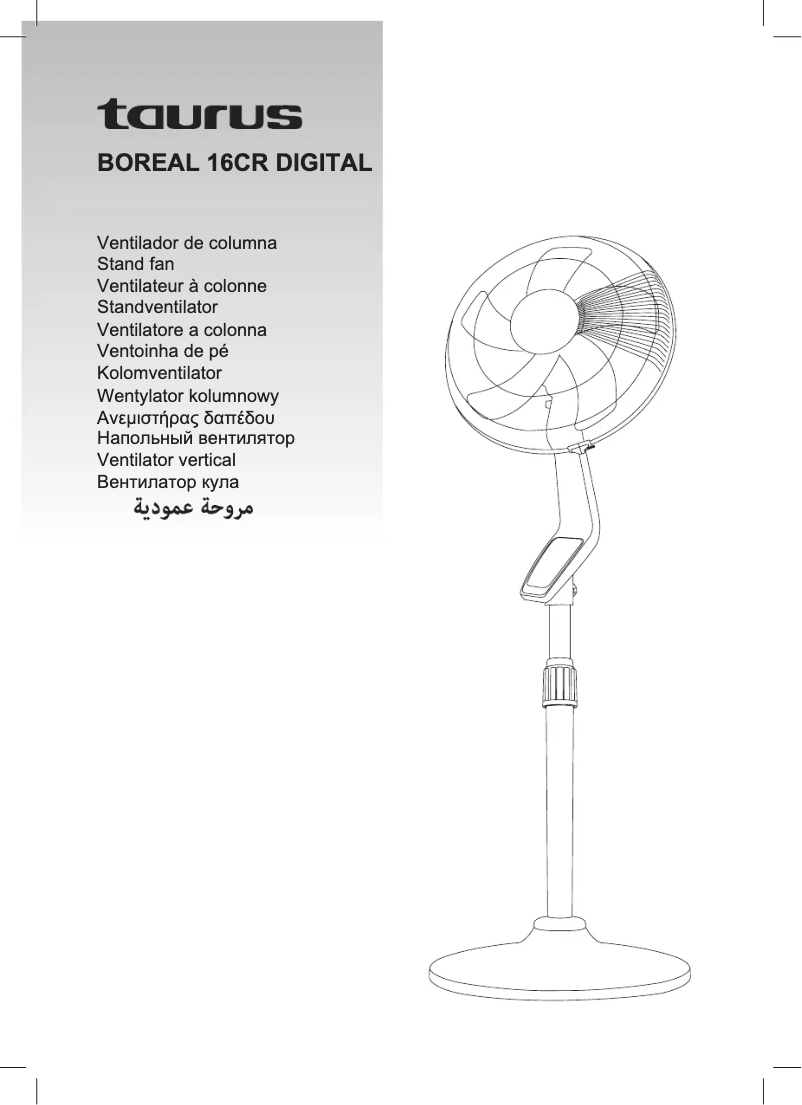 Page 1 de la notice Manuel utilisateur Taurus Boreal 16CR Digital