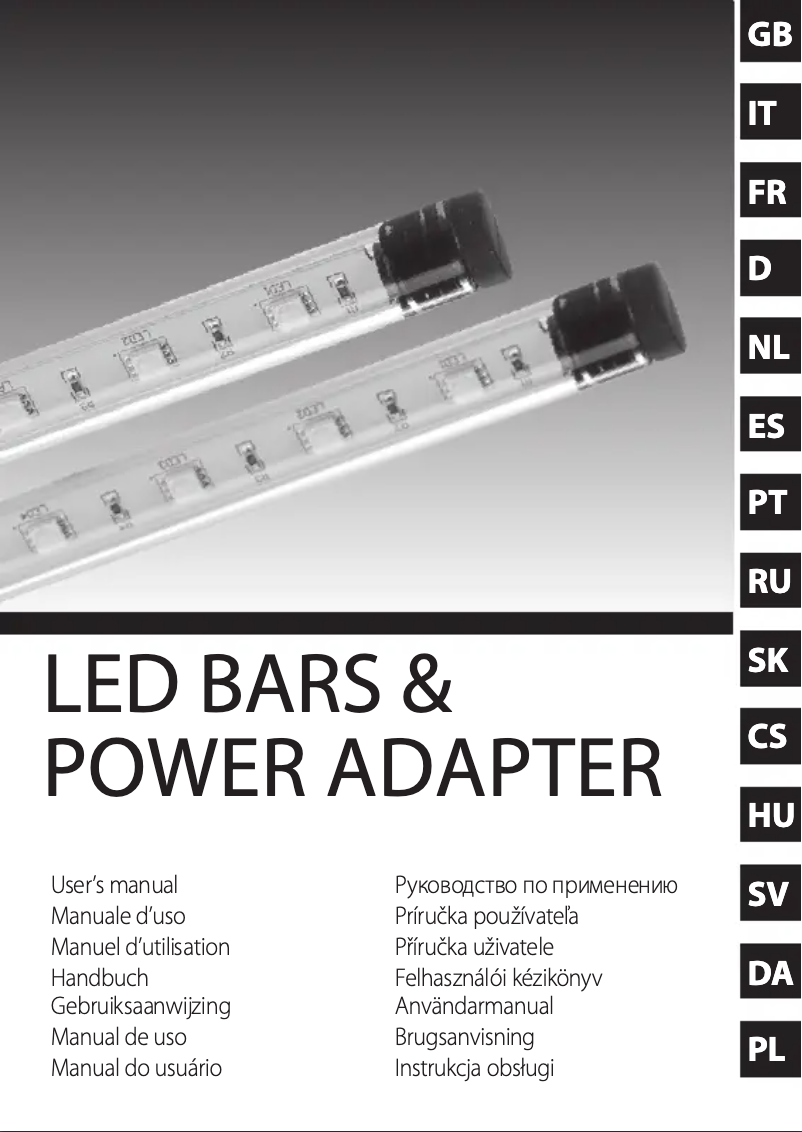 Page 1 de la notice Manuel utilisateur Ferplast Led Bar Sealife