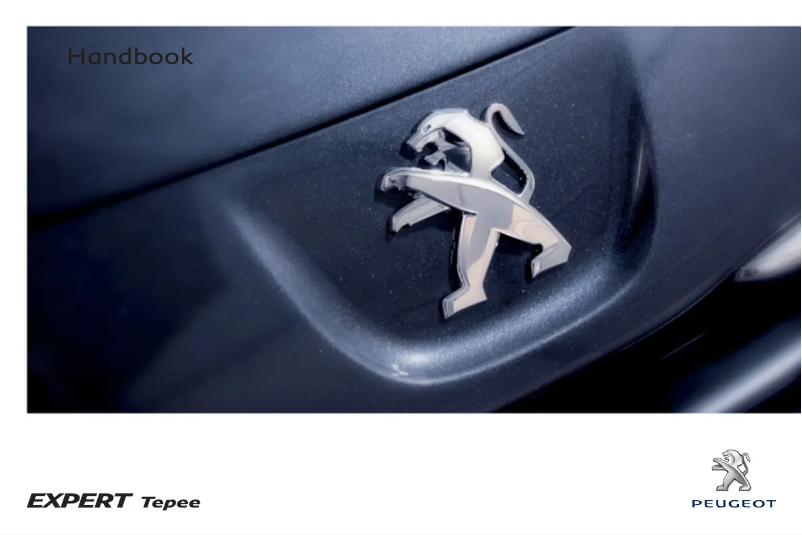 Page 1 de la notice Manuel utilisateur Peugeot Expert Tepee (2013)