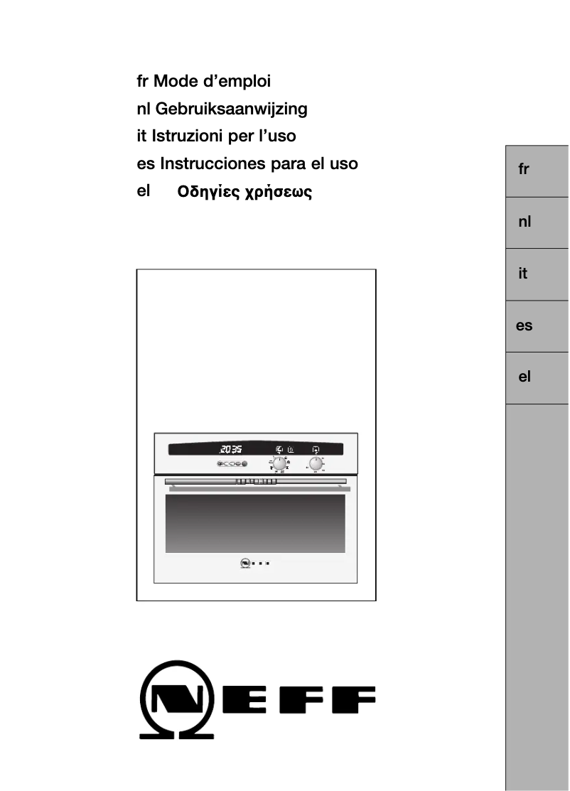 Page n°1 - Manuel utilisateur Neff B1693BSWN