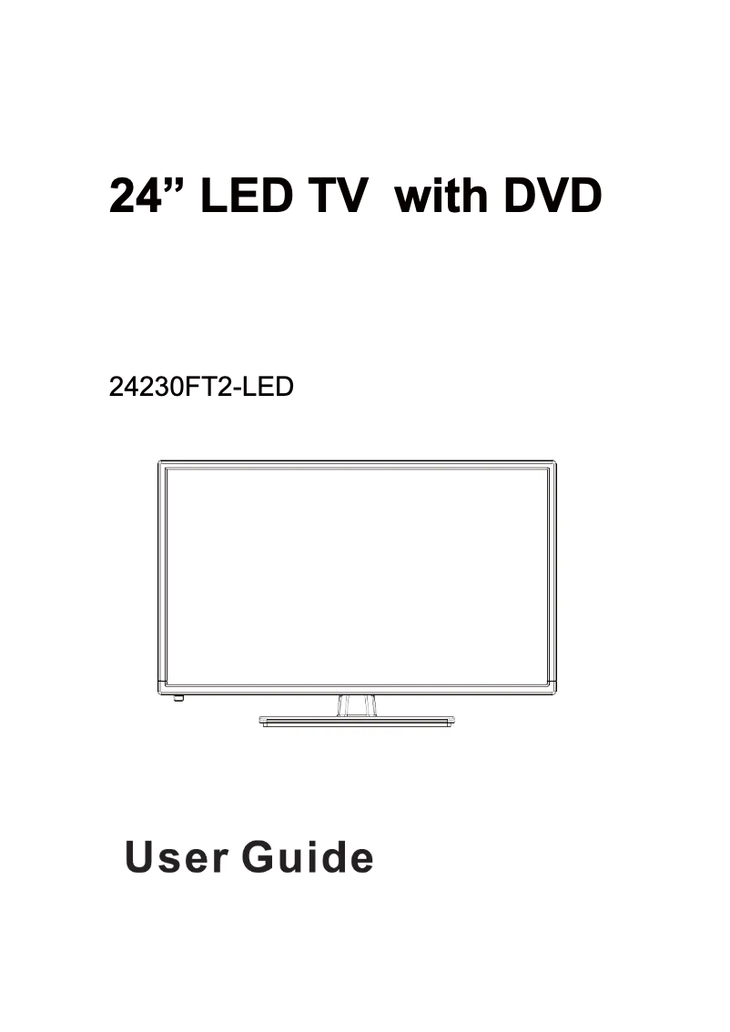 Image de la première page du manuel de l'appareil 24230FT2-LED