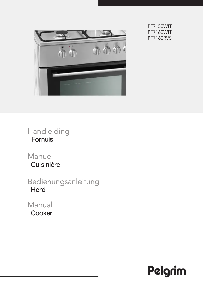Page 1 de la notice Mode d'emploi Pelgrim PF7160WIT