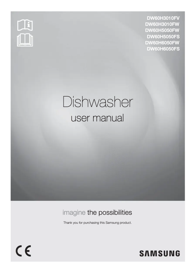 Page 1 de la notice Manuel utilisateur Samsung DW60H6050FW