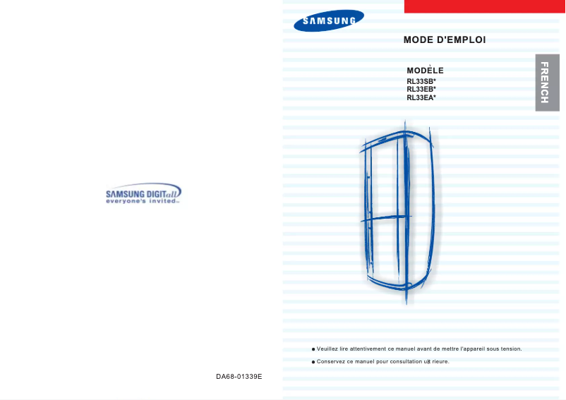 Image de la première page du manuel de l'appareil RL36EBMS