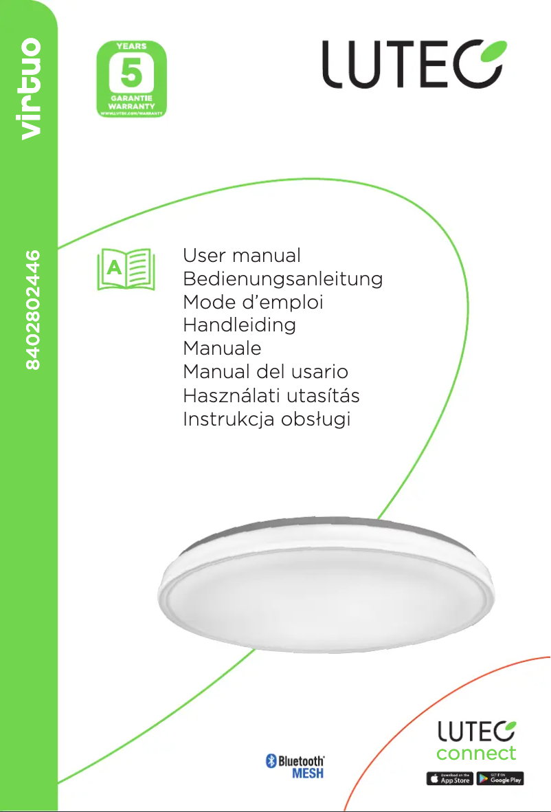 Image de la première page du manuel de l'appareil Virtuo