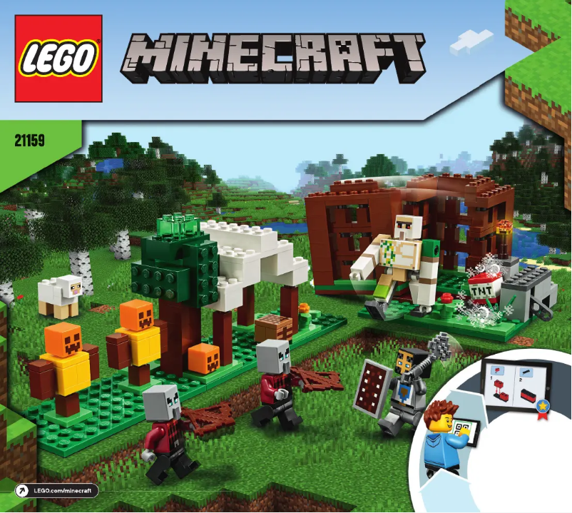 Page 1 de la notice Manuel utilisateur Lego Minecraft 21159