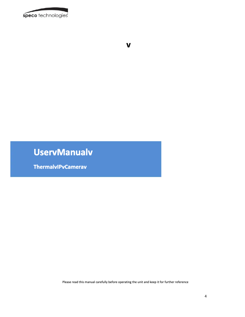 Page 1 de la notice Manuel utilisateur Speco Technologies OTML19