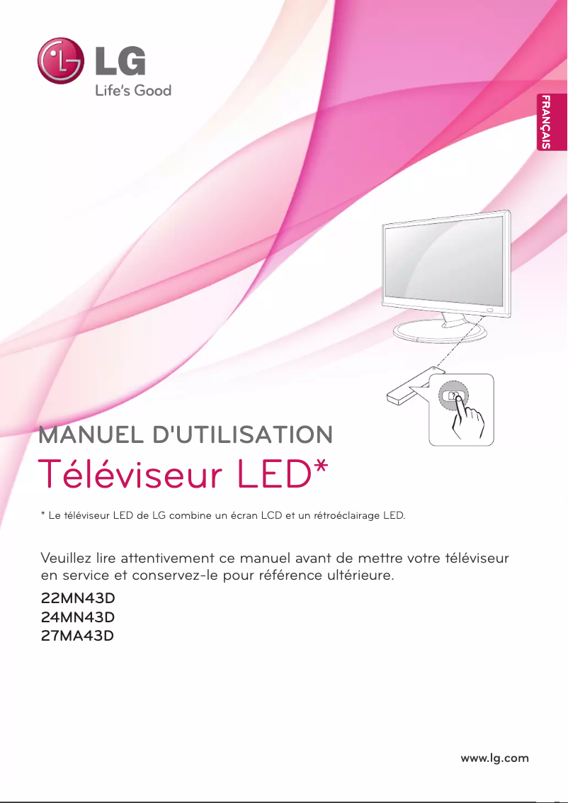 Page n°1 - Manuel utilisateur LG 27MA43D