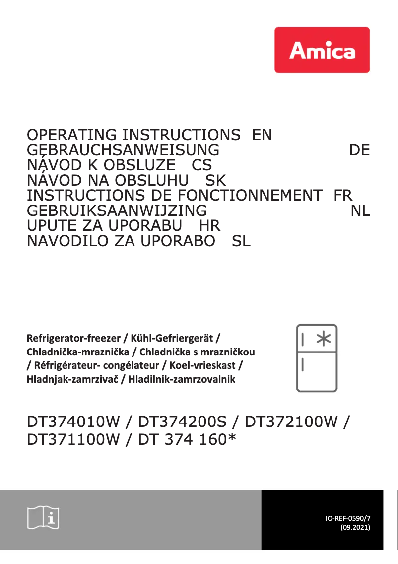 Image de la première page du manuel de l'appareil DT 374 160 SW