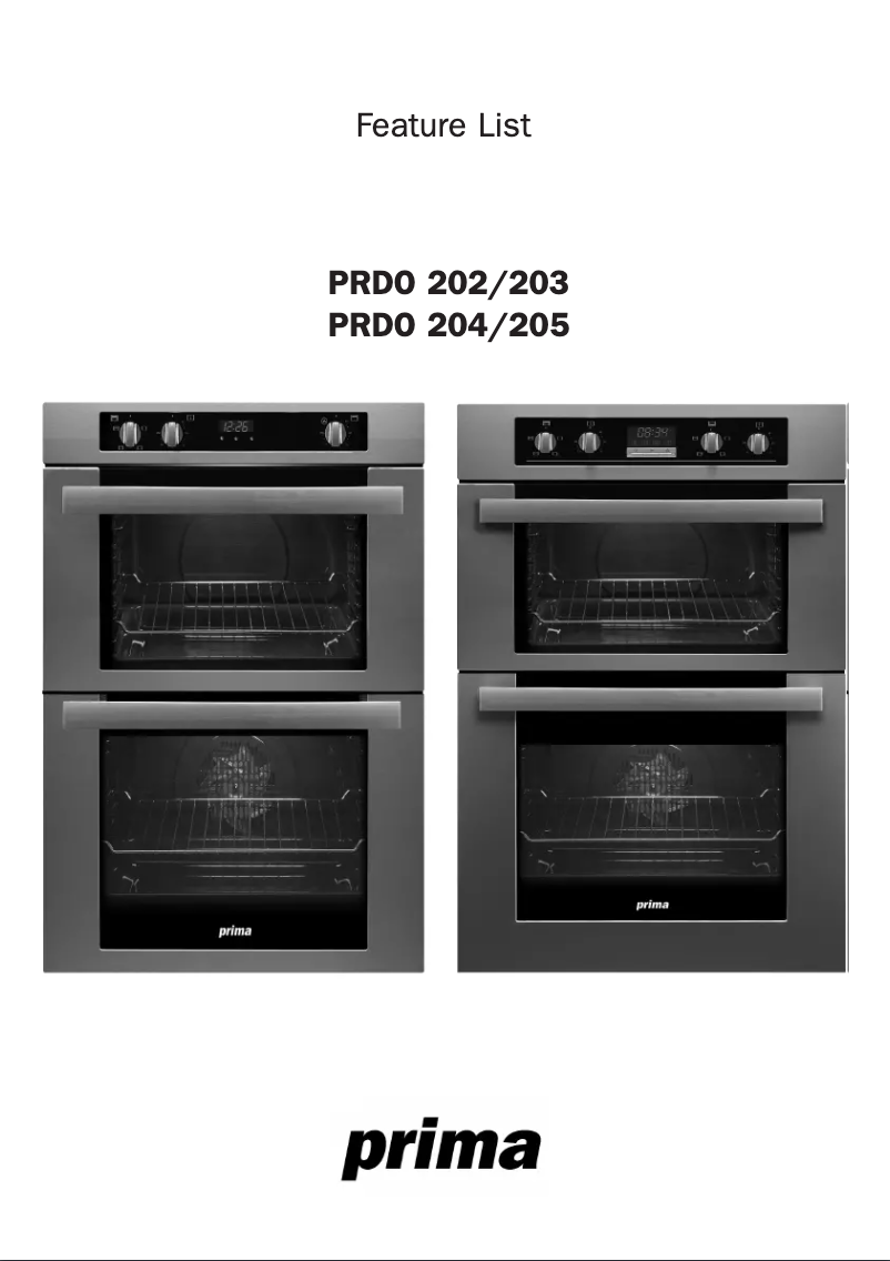 Page n°1 - Manuel utilisateur Prima PRD