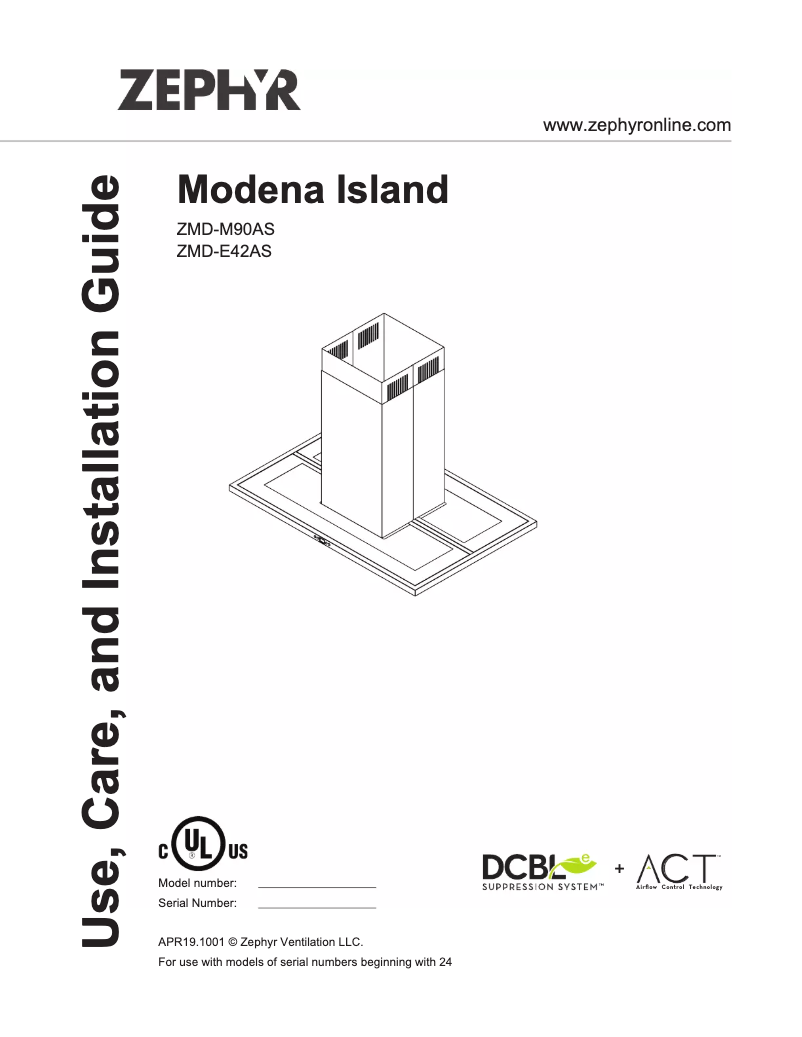 Image de la première page du manuel de l'appareil ZMDM90AS