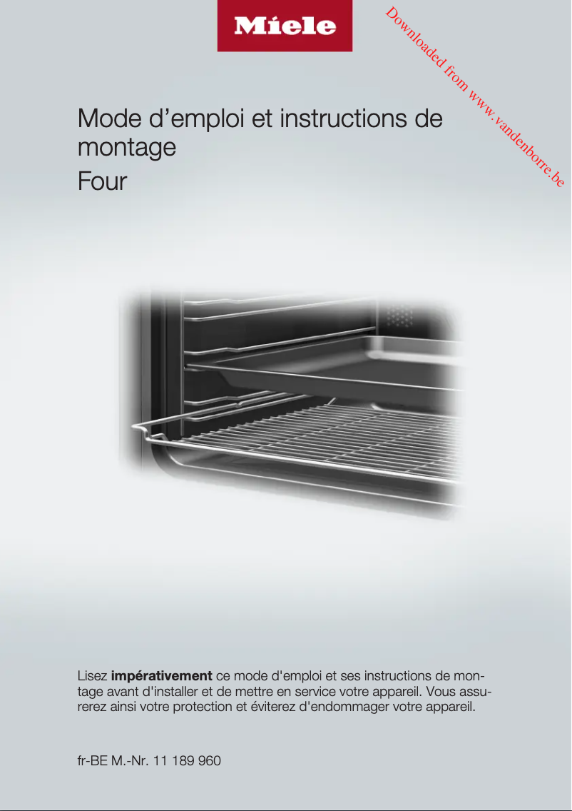 Page n°1 - Manuel utilisateur Miele H2265-1 B cs
