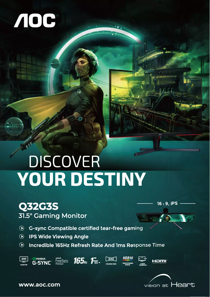 Image de la première page du manuel de l'appareil Q32G3S