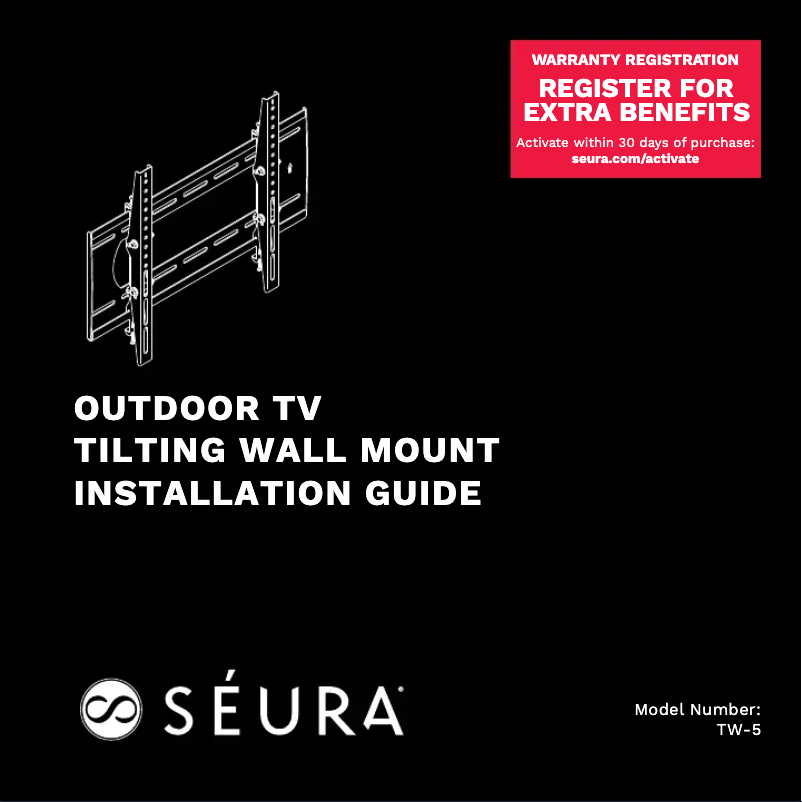 Page n°1 - Manuel utilisateur Seura TW-5