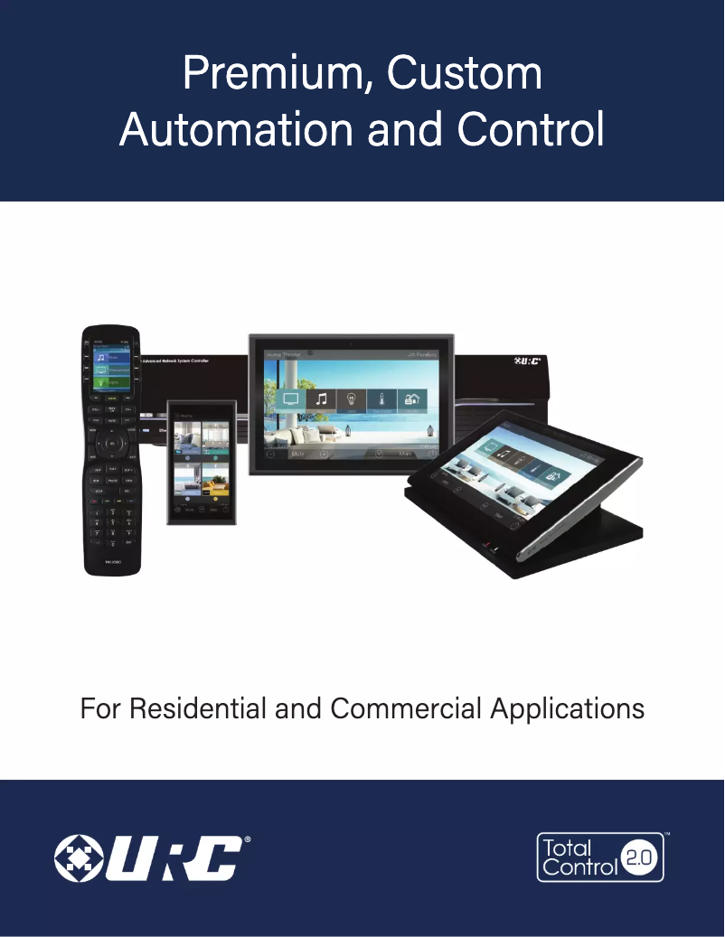 Page 1 de la notice Brochure Universal Remote Control TDC-9100