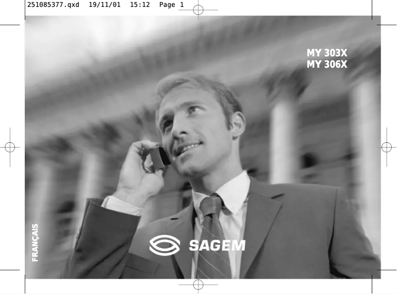 Page n°1 - Manuel utilisateur Sagem MY 306X
