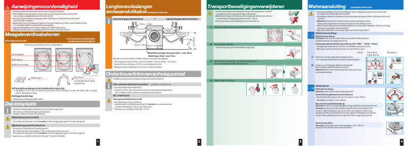 Page n°1 - Manuel utilisateur Siemens WM14E160NL