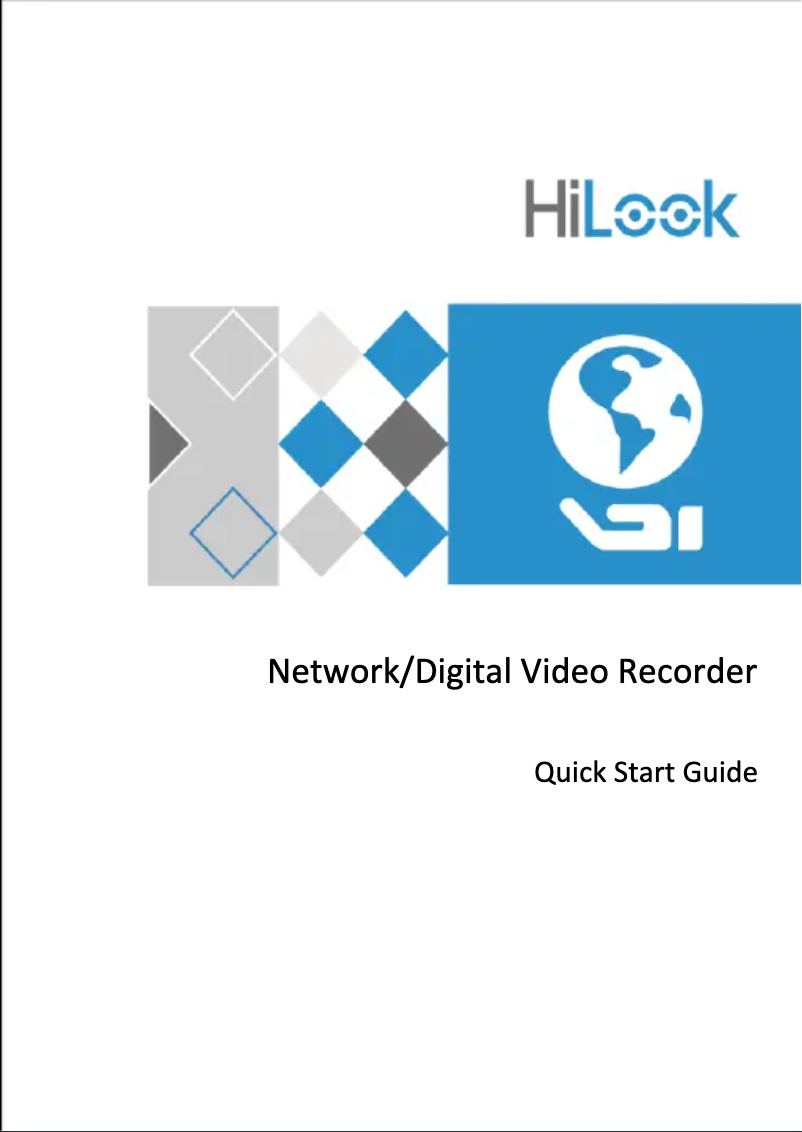 Page 1 de la notice Manuel utilisateur Hikvision DVR-208G-M1