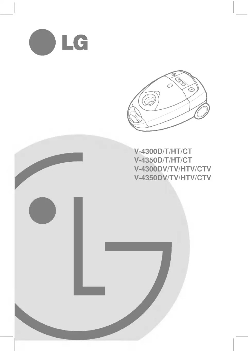 Page n°1 - Manuel utilisateur LG V-4350CTV