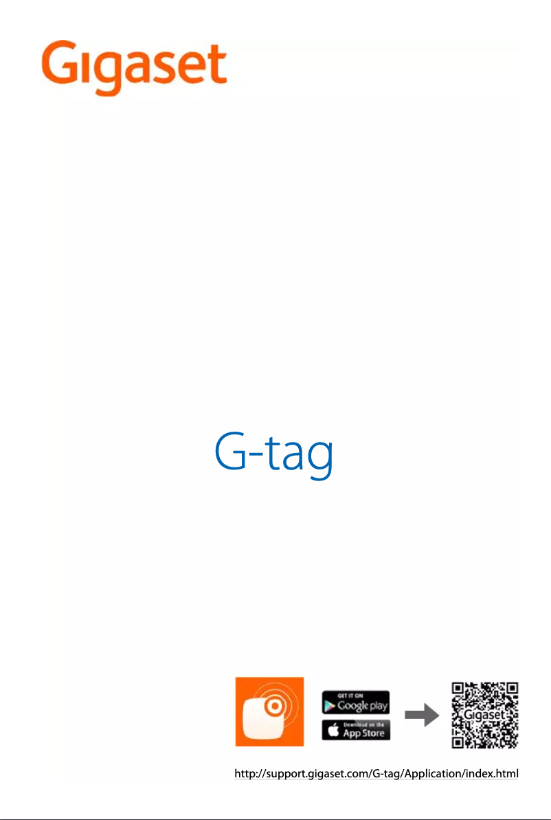Image de la première page du manuel de l'appareil G-Tag