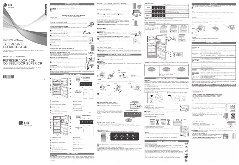 Page 1 de la notice Manuel utilisateur LG GM-B561UVA