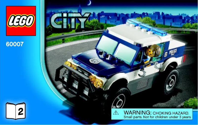 Page 1 de la notice Manuel utilisateur Lego City 60007