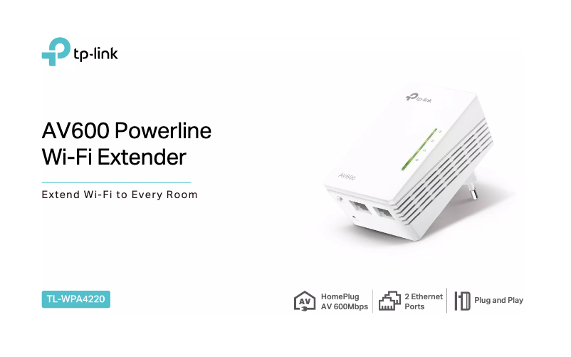 Page 1 de la notice Fiche technique TP-Link TL-WPA4220