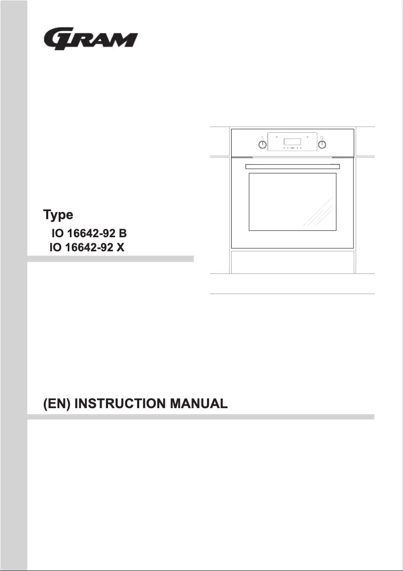 Page n°1 - Manuel utilisateur Gram IO 16642-92 X