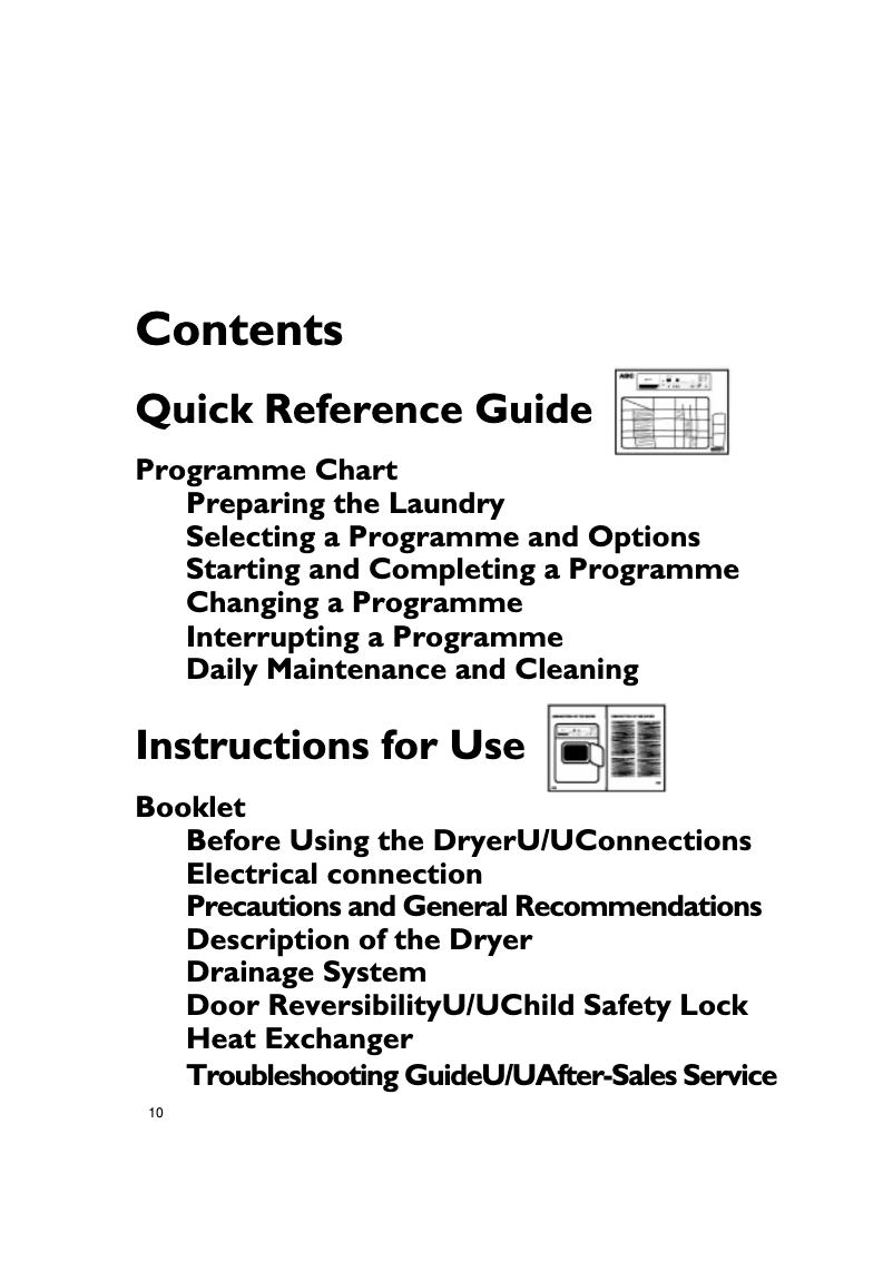 Page 1 de la notice Manuel utilisateur Bauknecht TRKK 6620/2