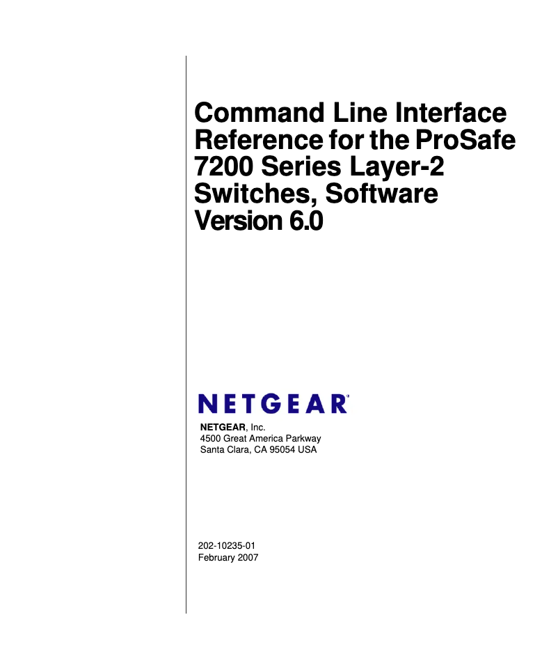 Page n°1 - Manuel utilisateur Netgear GSM7212