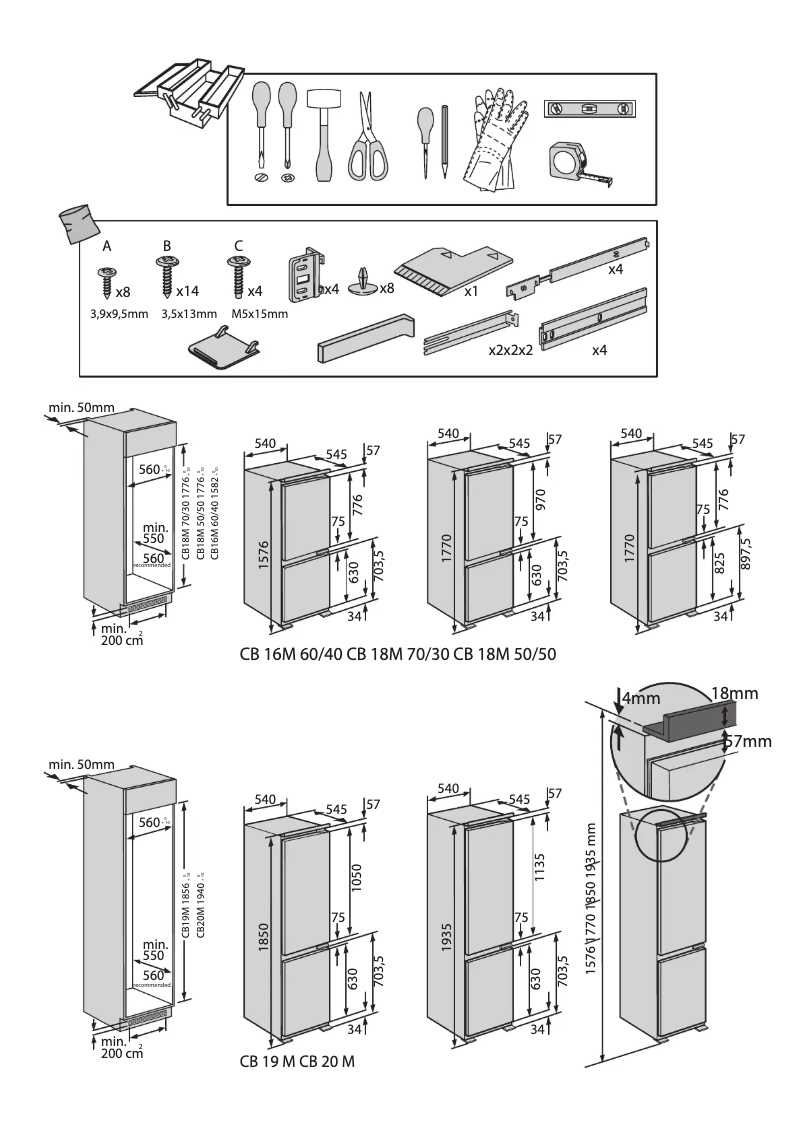 Page n°1 - Manuel utilisateur Bauknecht KGIE 1182 A+
