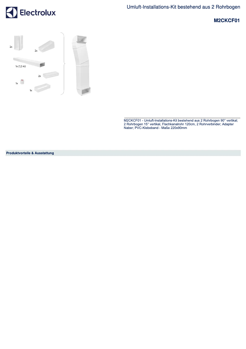 Image de la première page du manuel de l'appareil M2CKCF01