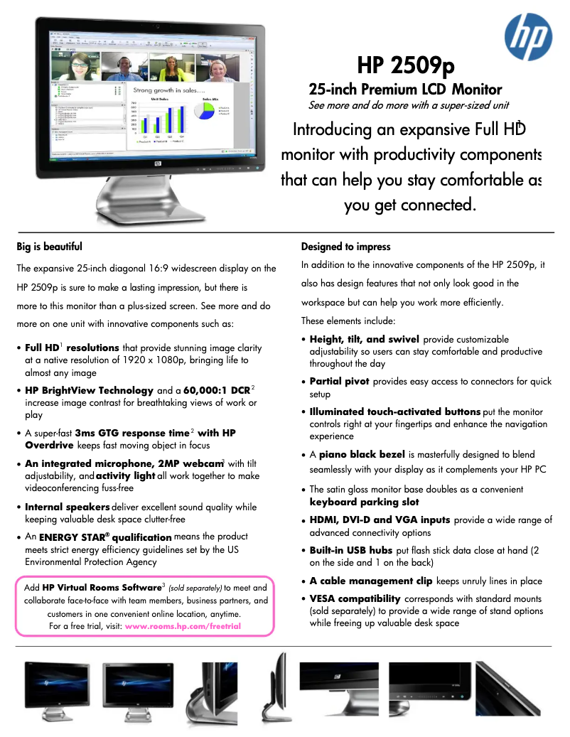 Page n°1 - Manuel utilisateur HP Promo 2509p