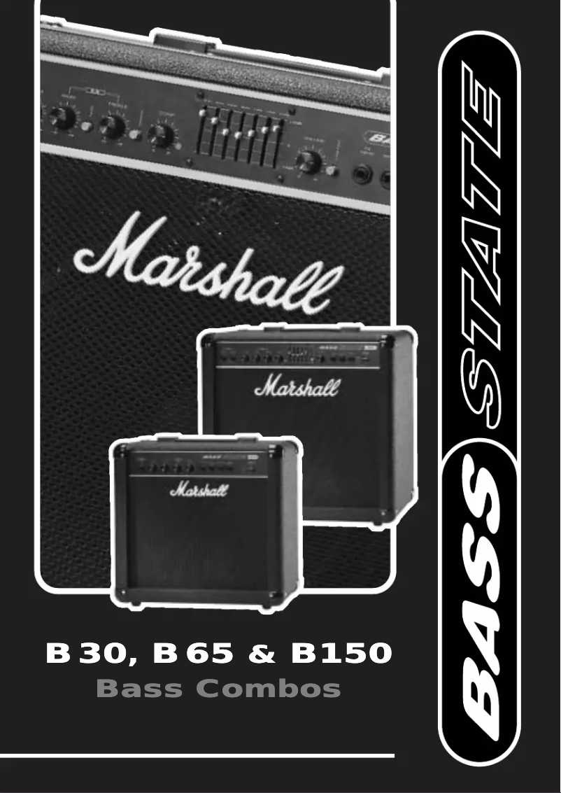 Page 1 de la notice Manuel utilisateur Marshall B30