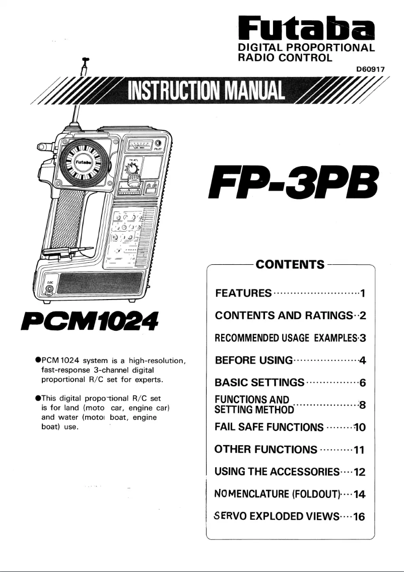 Image de la première page du manuel de l'appareil FP3PB