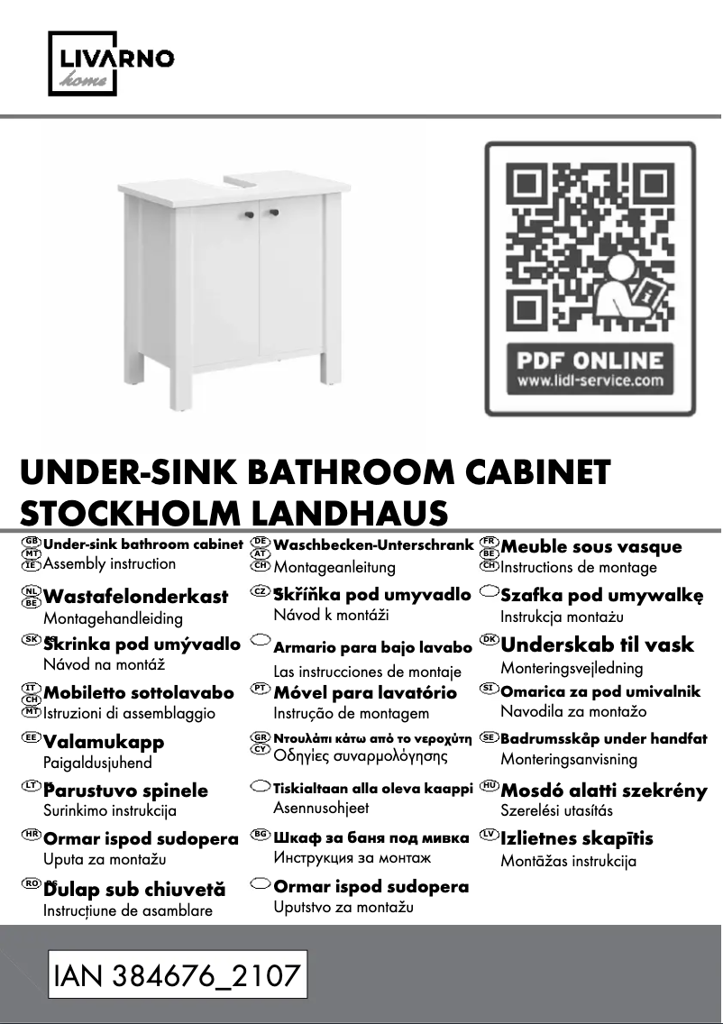 Image de la première page du manuel de l'appareil IAN 384676