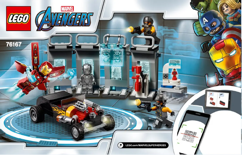 Page 1 de la notice Manuel utilisateur Lego Marvel Super Heroes 76167