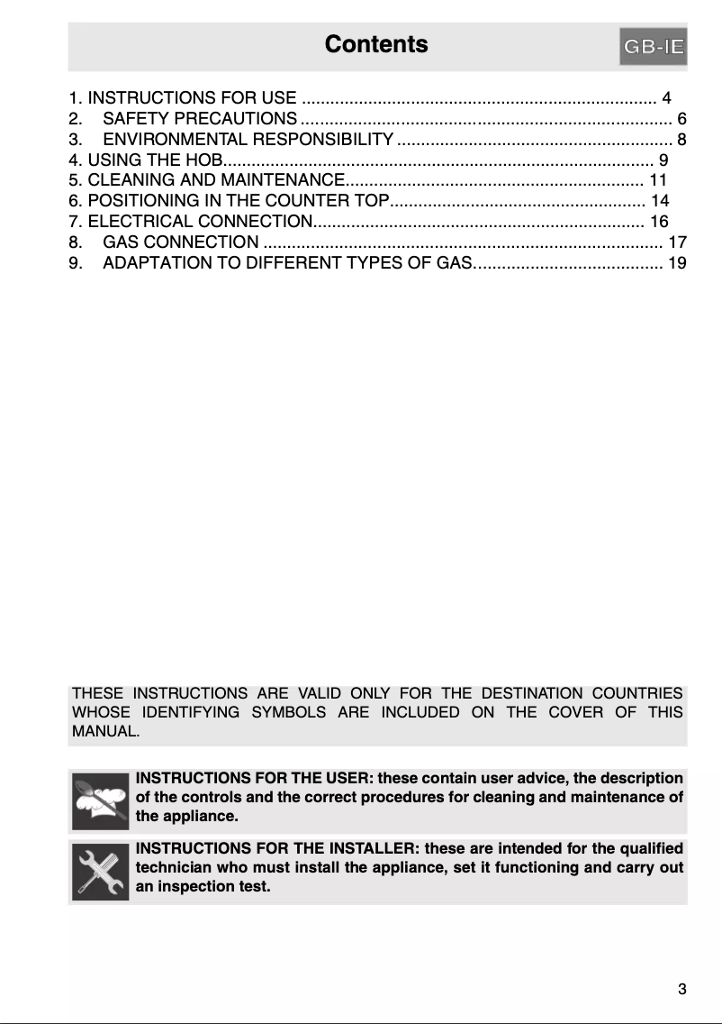 Page 1 de la notice Manuel utilisateur Smeg SR775XRWD