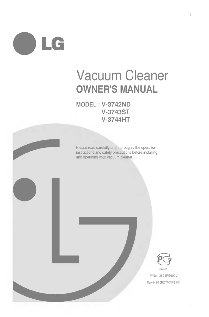 Page n°1 - Manuel utilisateur LG VTC3742ND
