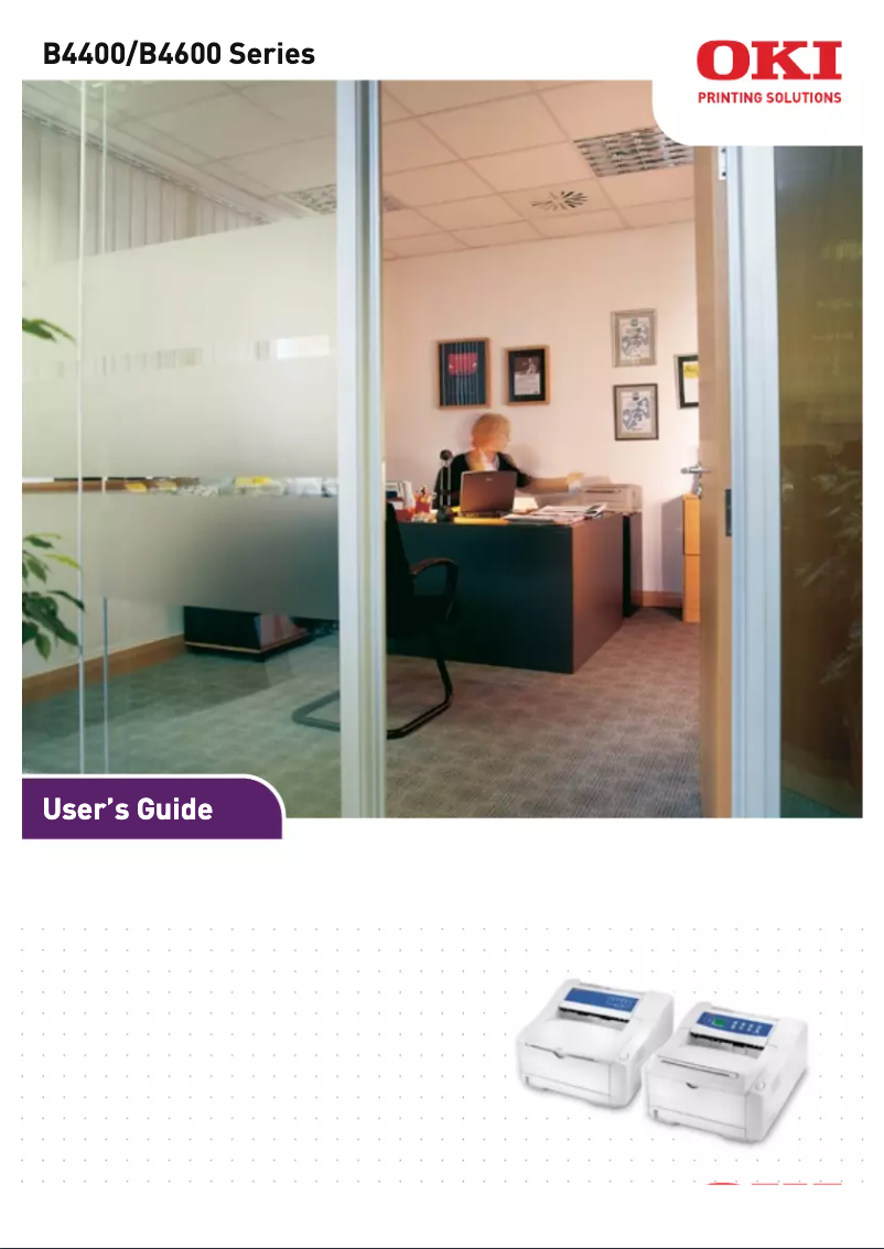 Page n°1 - Manuel utilisateur OKI B4400
