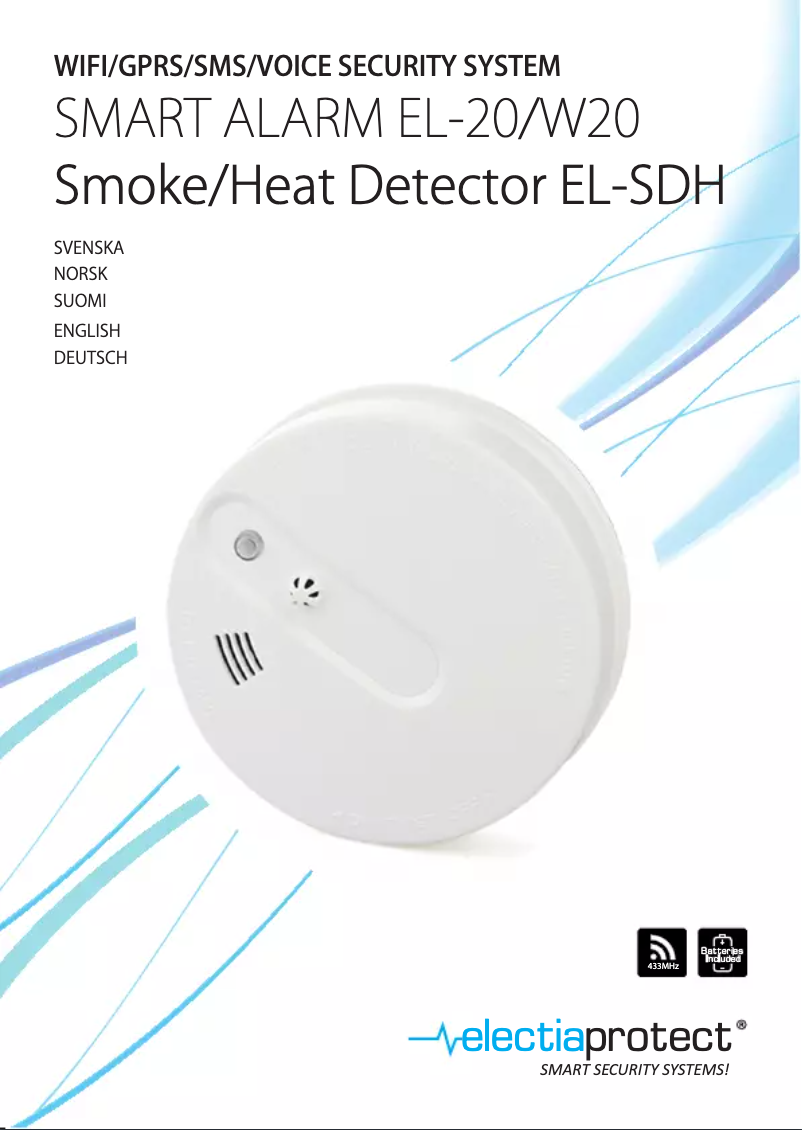 Page 1 de la notice Manuel utilisateur Electia EL-SDH