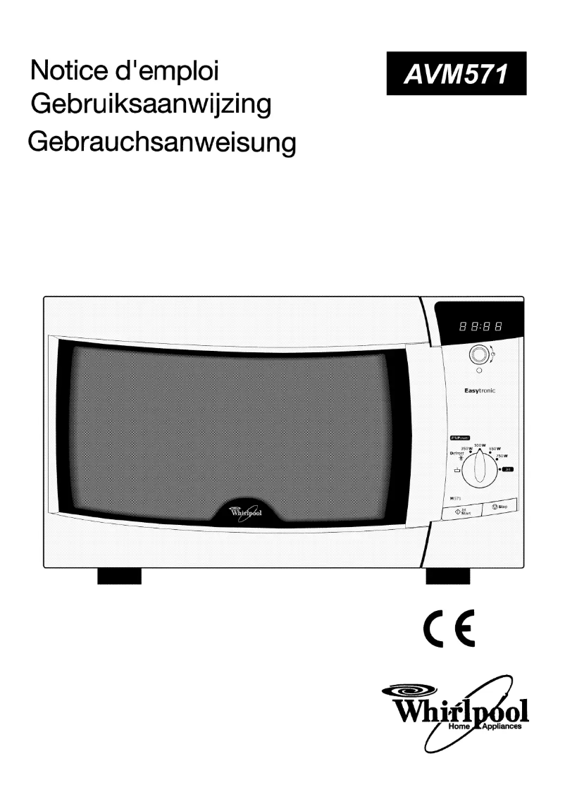 Página 1 del manual Manual de usuario Whirlpool AVM 571