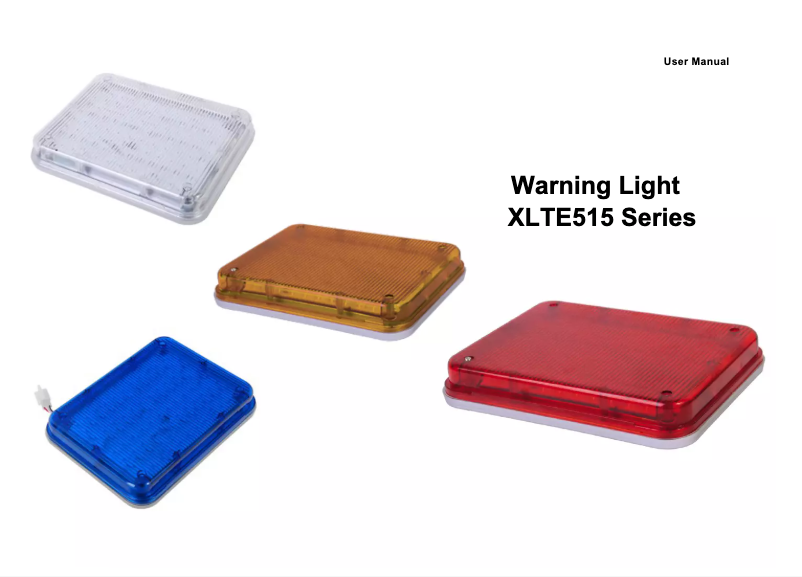 Image de la première page du manuel de l'appareil X-LTE-515-W