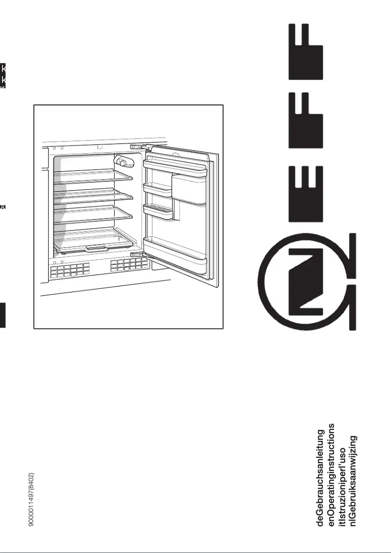Page n°1 - Manuel utilisateur Bosch KUR15A50RU