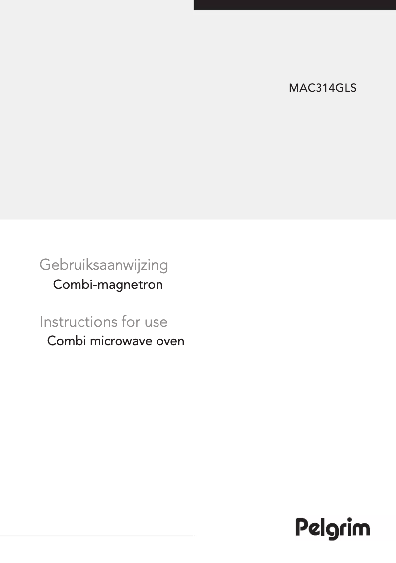 Image de la première page du manuel de l'appareil MAC314GLS